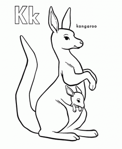 Kangaroo-Coloring-Pages-Free